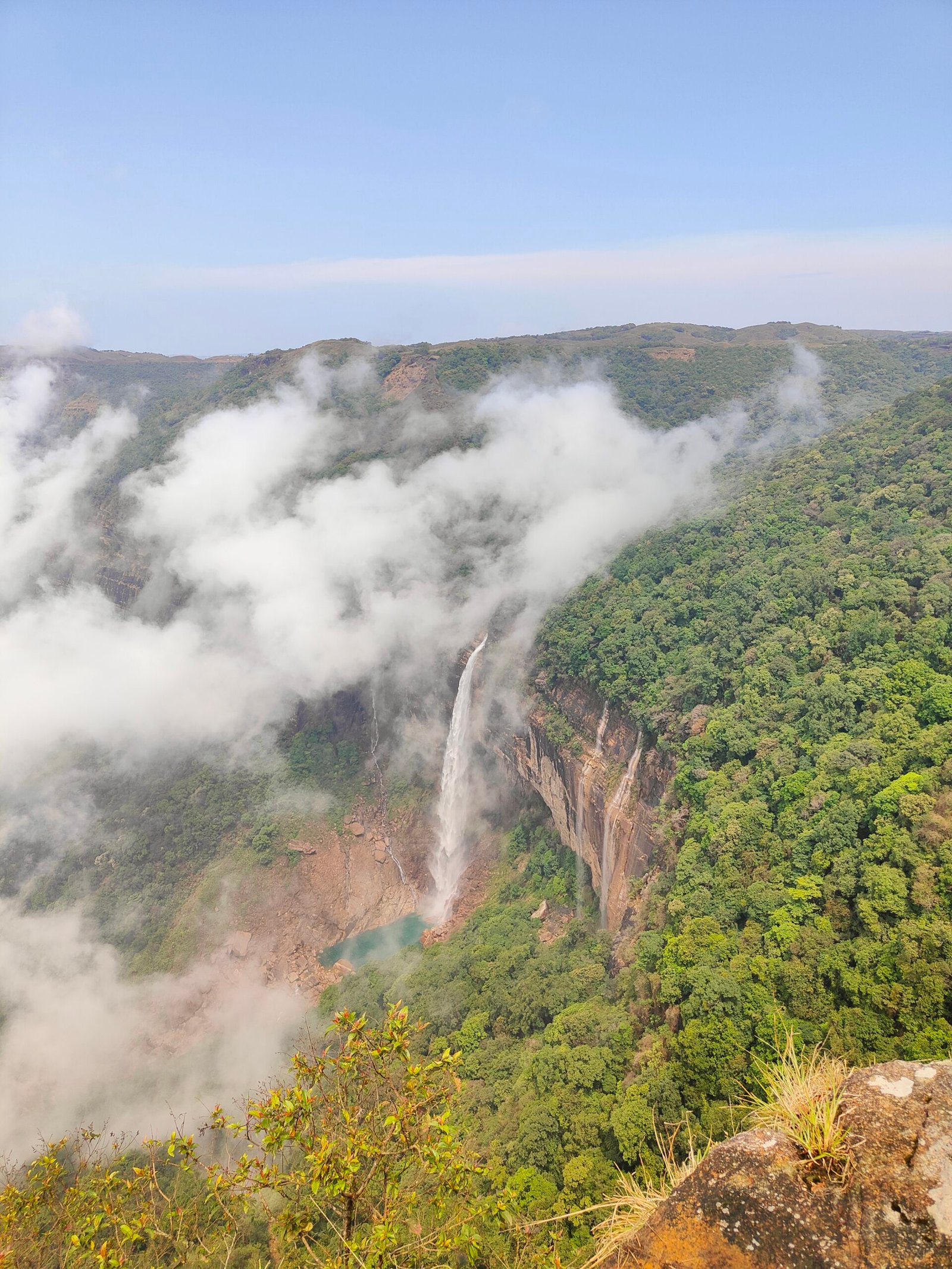 Scenic landscapes and winding roads in North-East India